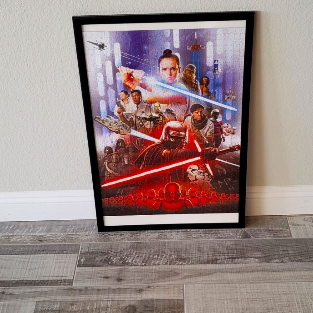 Puzzle picture & frame